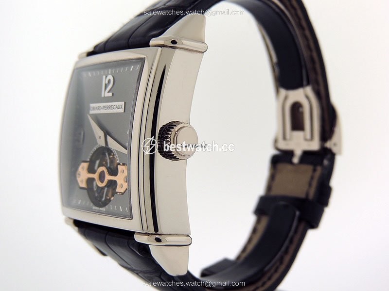 IMG_9085 Girard Perregaux Vintage 1945 Mens watch Unisex Automatic White gold 9985 Replica 2