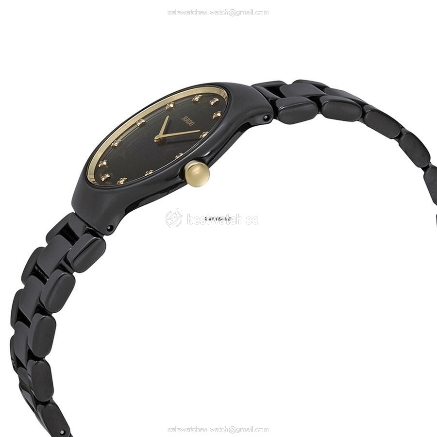 IMG_9085 Rado True Thinline Womens watch Quartz Ceramic R27742722 Replica 2