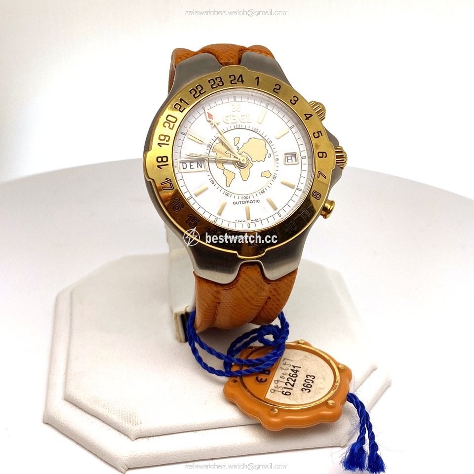 IMG_9085 Ebel Sportwave Mens watch Unisex Automatic Gold Steel E6122641 Replica 2