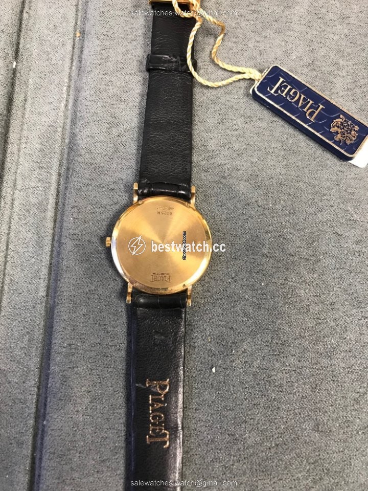 IMG_9085 Piaget Mens watch Unisex Quartz Yellow gold 8025M Replica 2