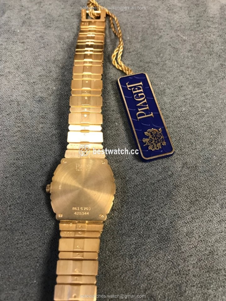 IMG_9085 Piaget Polo Womens watch Quartz Yellow gold 01GOA03707 Replica 2
