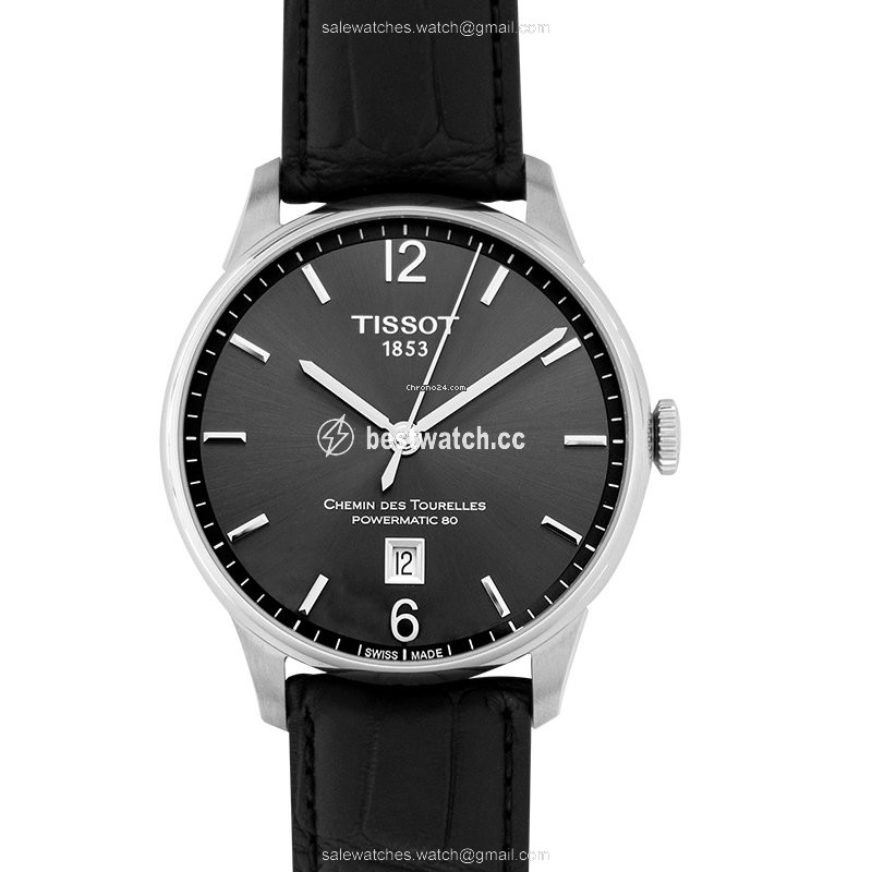 Tissot Chemin de Tourelles Mens watch Unisex Automatic Steel T099.407.16.447.00 Replica 2