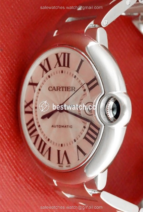 IMG_9085 Cartier Ballon Bleu Mens watch Unisex Automatic White gold W69013Z2 Replica 2