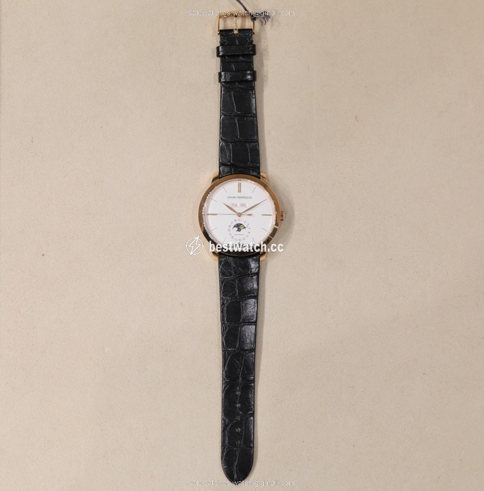 IMG_9085 Girard Perregaux 1966 Mens watch Unisex Automatic Rose gold 49535-52-151-bk6a Replica 2