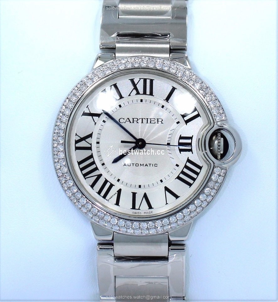 IMG_9085 Cartier Ballon Bleu 36mm Mens watch Unisex Automatic Steel W690046 Replica 2