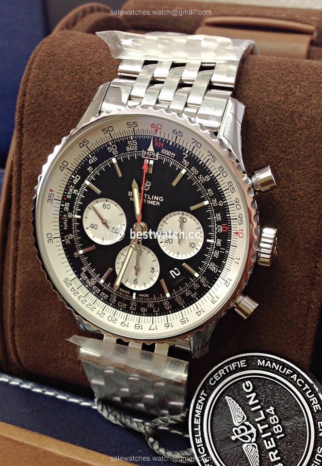 IMG_9085 Breitling Navitimer 01 (46 MM) Mens watch Unisex Automatic Steel AB012721 Replica 2