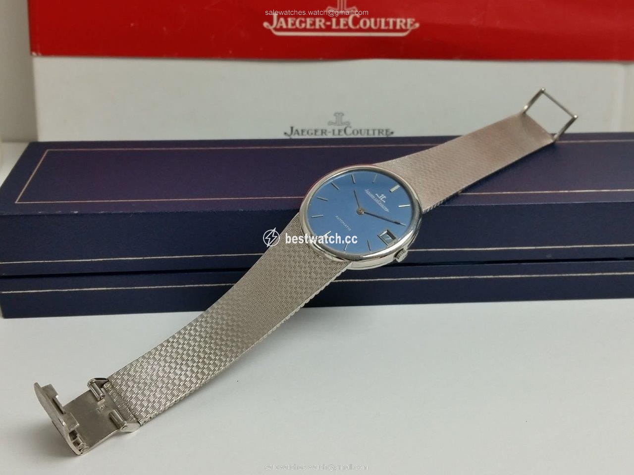 Jaeger-LeCoultre Mens watch Unisex Automatic White gold jaeger 5002-42 Replica 2