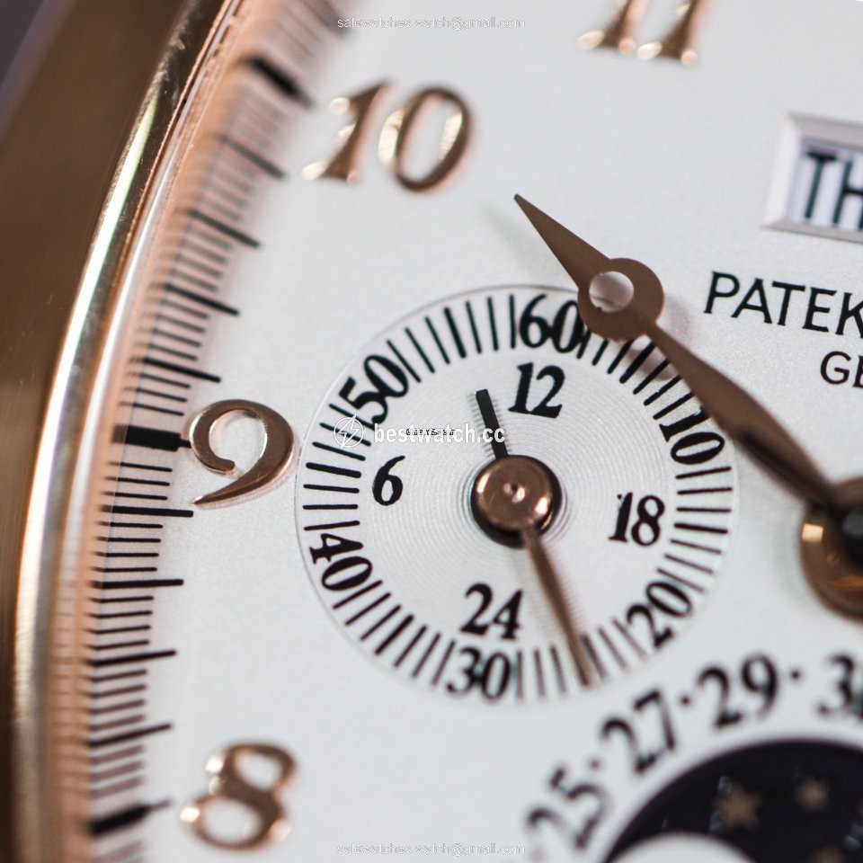Patek Philippe Mens watch Unisex Manual winding Rose gold 5020R-013 Replica 2