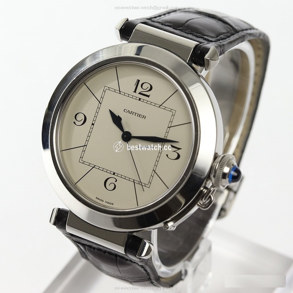 IMG_9085 Cartier Pasha Mens watch Unisex Automatic Steel 2730 Replica 2