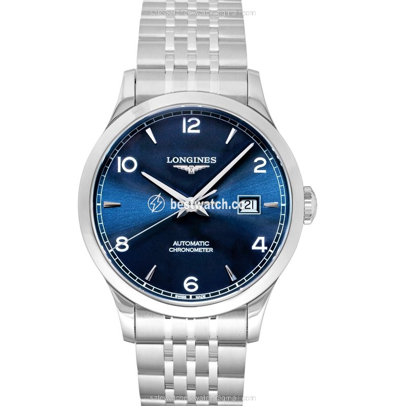 IMG_9085 Longines Record Mens watch Unisex Automatic Steel L28214966 Replica 2