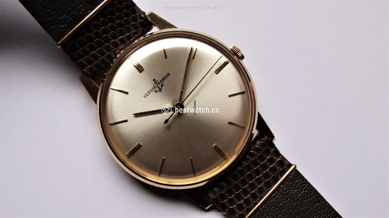 IMG_9085 Ulysse Nardin Mens watch Unisex Manual winding Yellow gold 5655 12 Replica 2