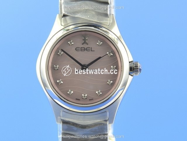 IMG_9085 Ebel Wave Womens watch Quartz Steel 1216268 Replica 2