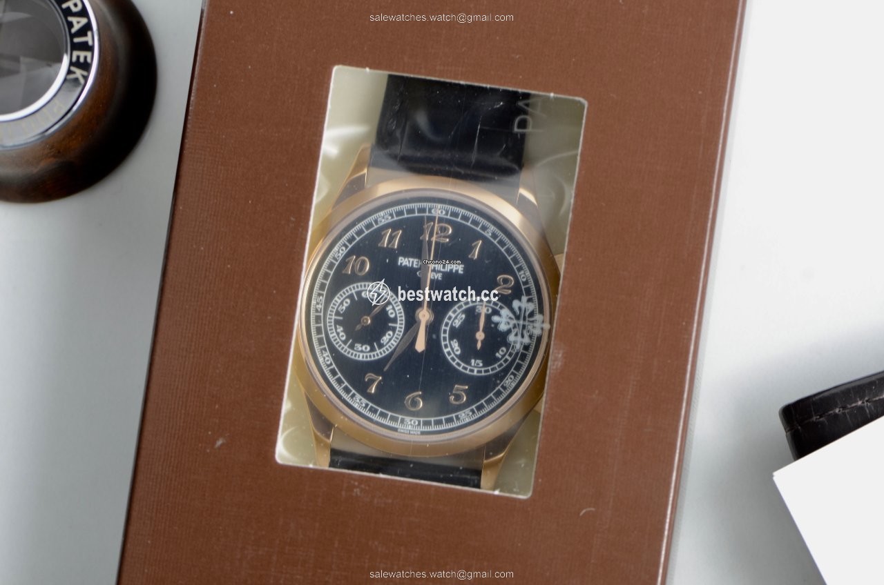 IMG_9085 Patek Philippe Chronograph Mens watch Unisex Manual winding Rose gold 5170R-010 Replica 2