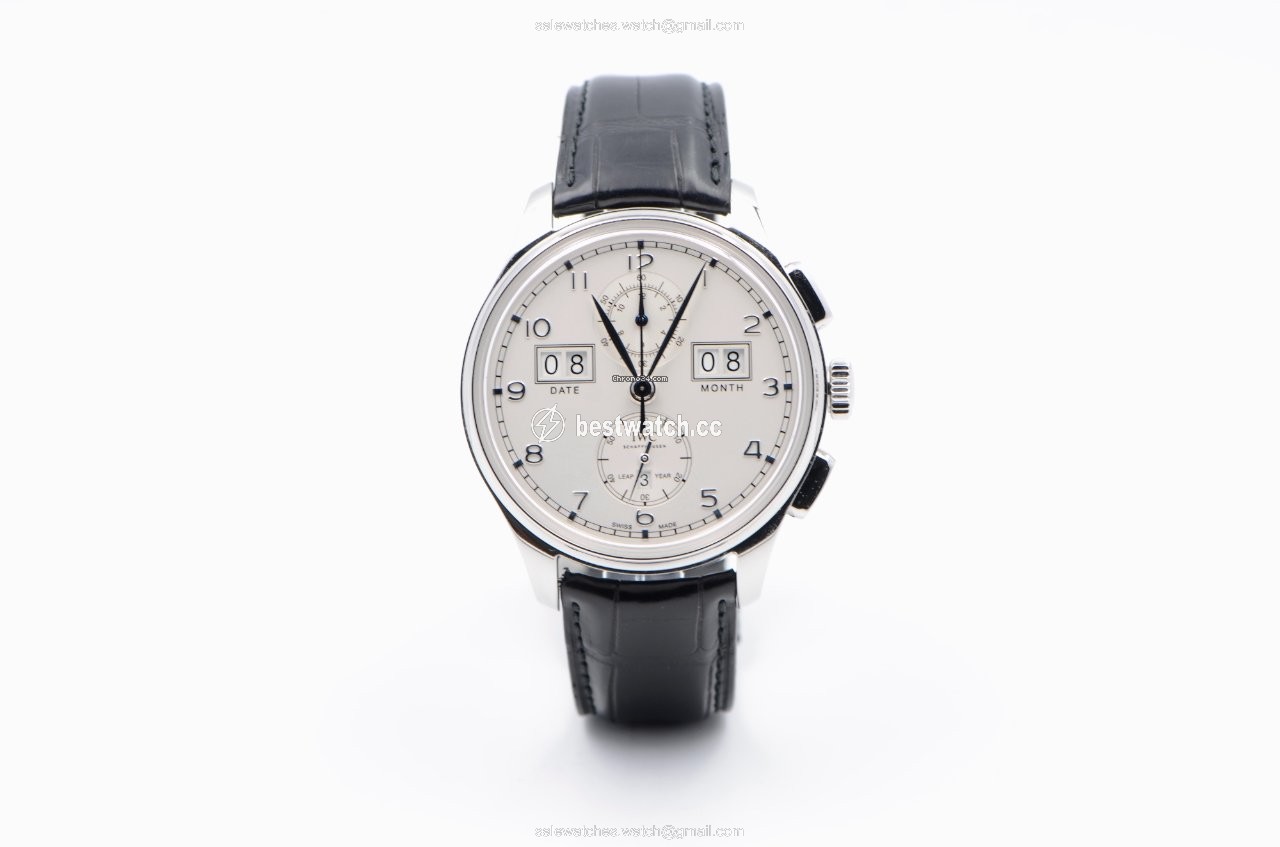 IMG_9085 IWC Portuguese Perpetual Calendar Digital Date-Month Mens watch Unisex Automatic Platinum IW397201 Replica 2