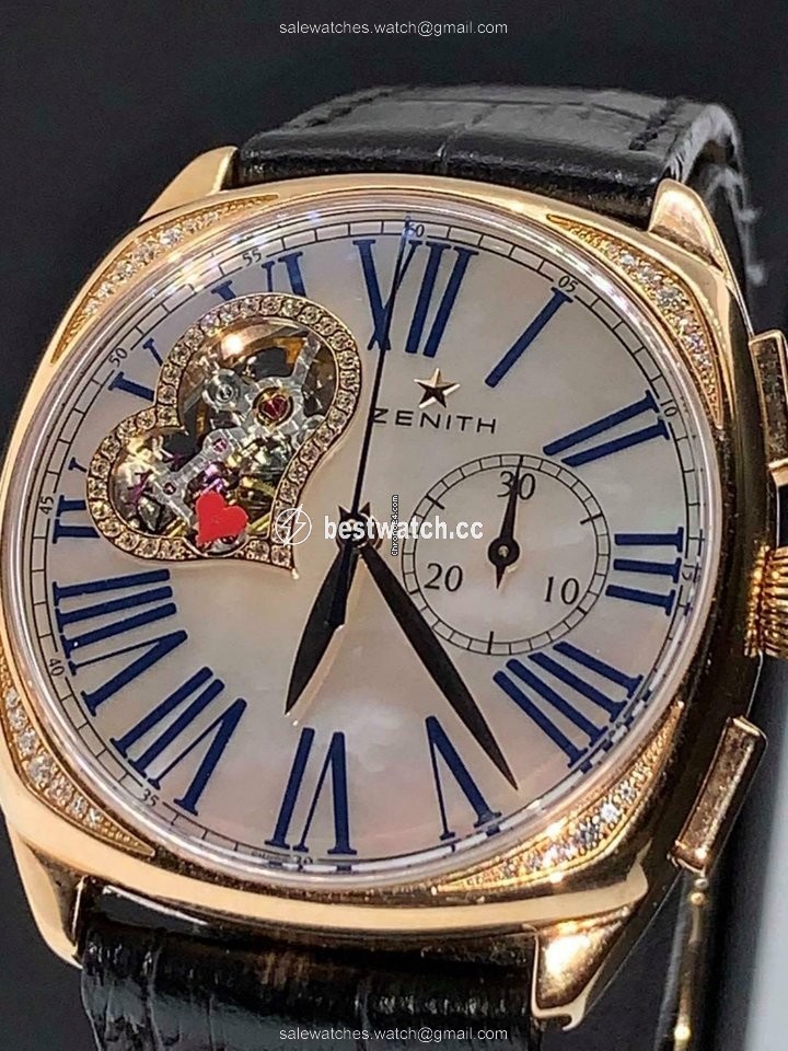 IMG_9085 Zenith Star Mens watch Unisex Automatic Rose gold 22.1925.4062 80.C725 Replica 2