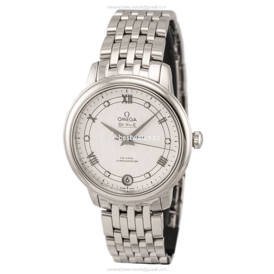 Omega De Ville Prestige Womens watch Automatic Steel 424.10.33.20.52.002 Replica 2