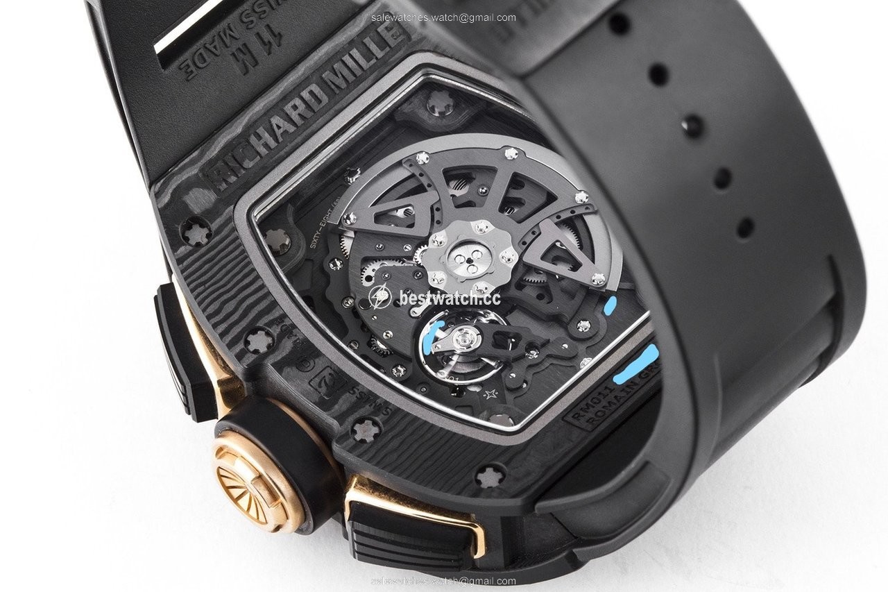 Richard Mille RM 011 Mens watch Unisex Automatic RM011 NTPT.Rose Replica 2