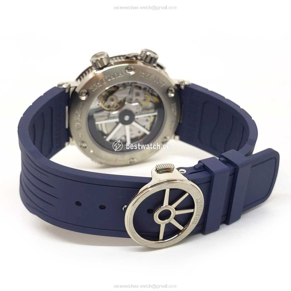 Breguet Marine Mens watch Unisex Automatic White gold 5547BB Y2 5ZU Replica 2