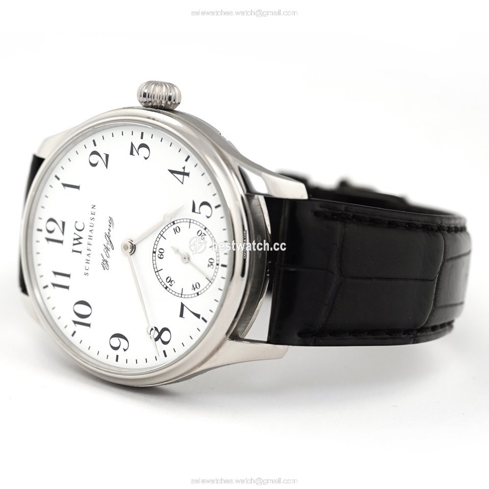 IMG_9085 IWC Portuguese Hand-Wound Mens watch Unisex Manual winding Platinum IW544202 Replica 2