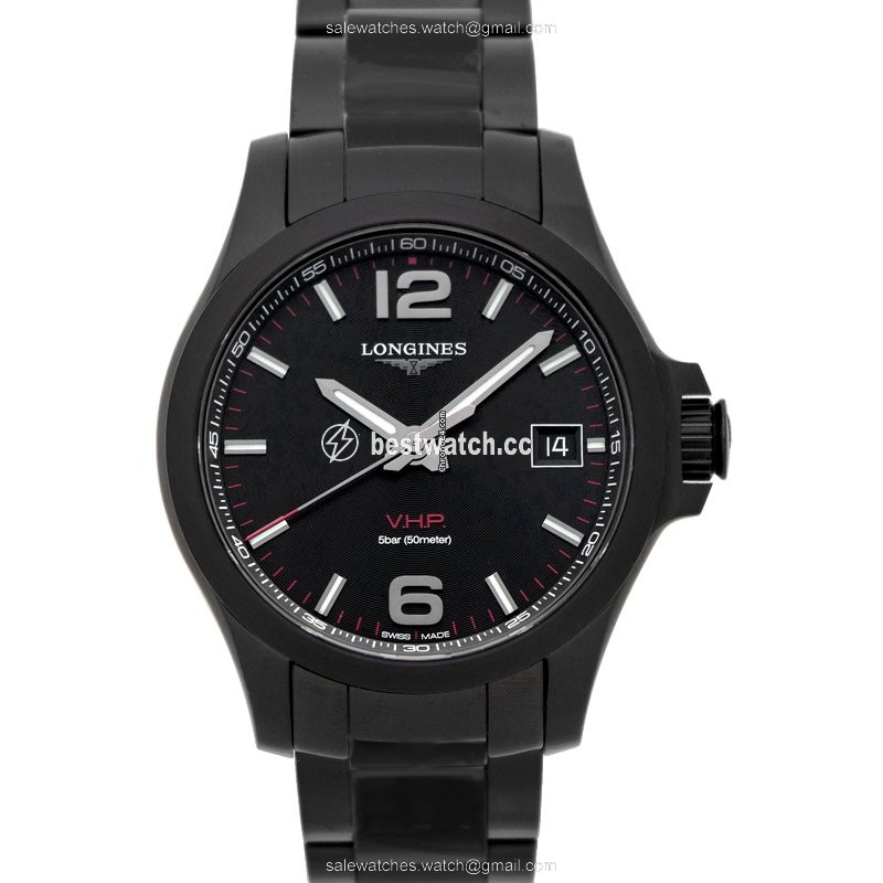 IMG_9085 Longines Conquest Mens watch Unisex Quartz Steel L37162566 Replica 2