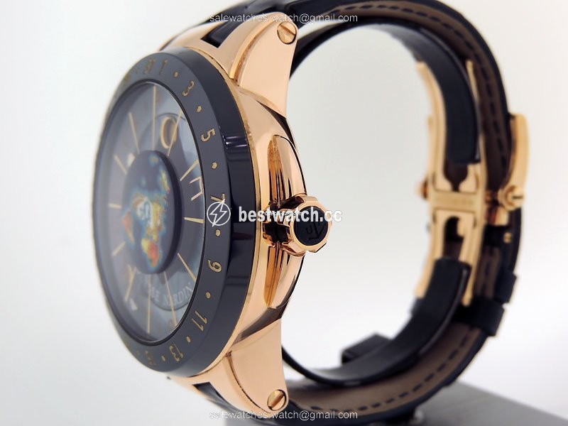 IMG_9085 Ulysse Nardin Moonstruck Mens watch Unisex Automatic Rose gold 1062-113 Replica 2