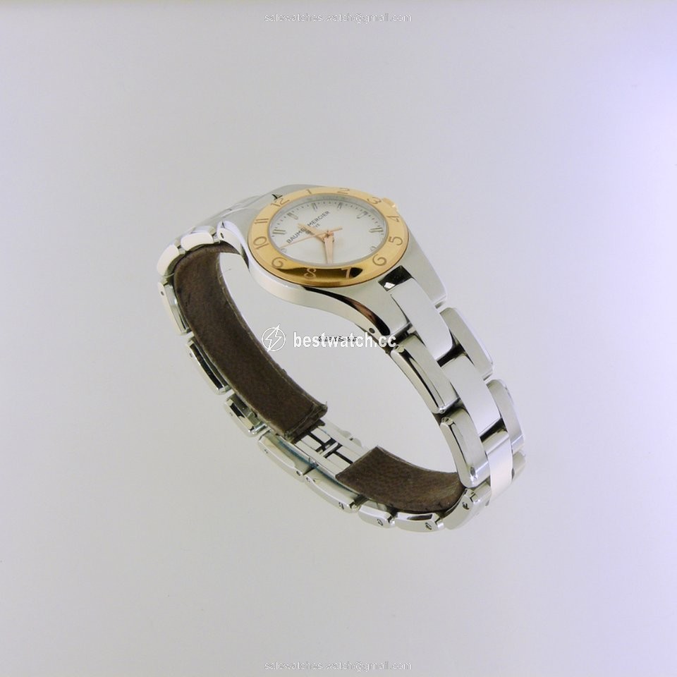 IMG_9085 Baume & Mercier Linea Quartz Gold Steel MOA10014 M0A10014 Replica 2