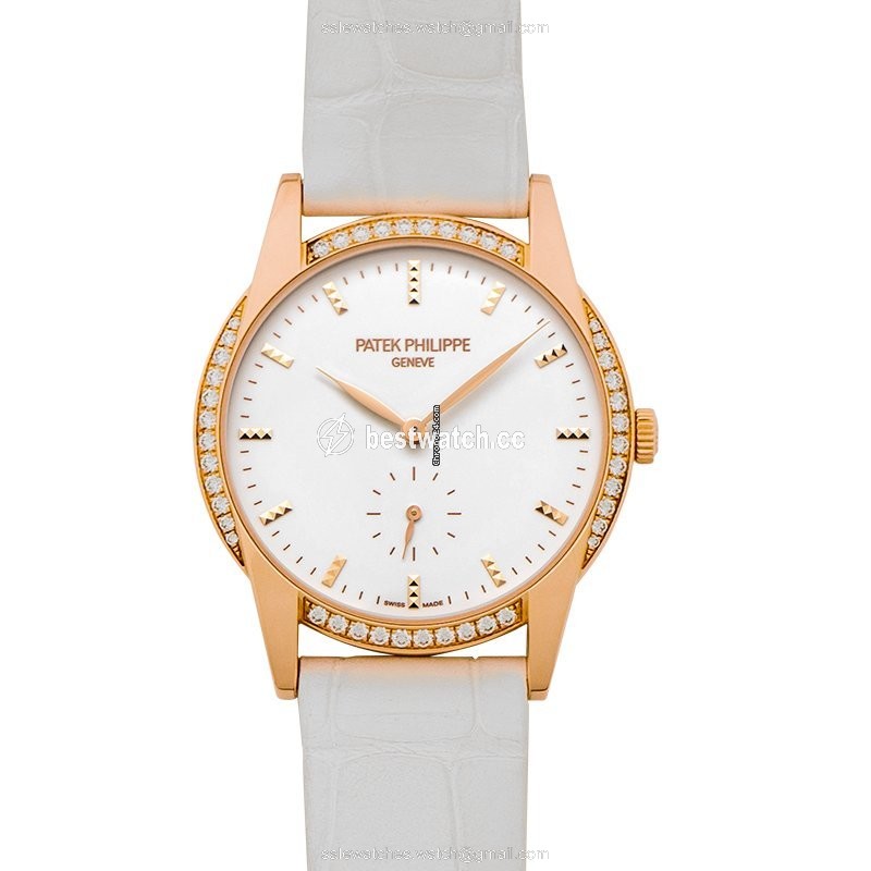 IMG_9085 Patek Philippe Calatrava Womens watch Manual winding Rose gold 7122 200R Replica 2