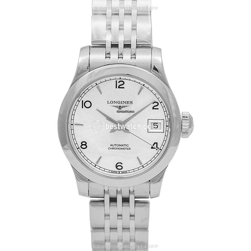 IMG_9085 Longines Record Womens watch Automatic Steel L23204766 Replica 2