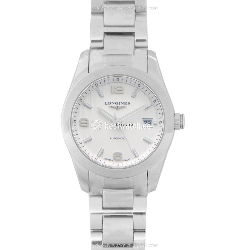 IMG_9085 Longines Conquest Classic Womens watch Automatic Steel L22854766 Replica 2