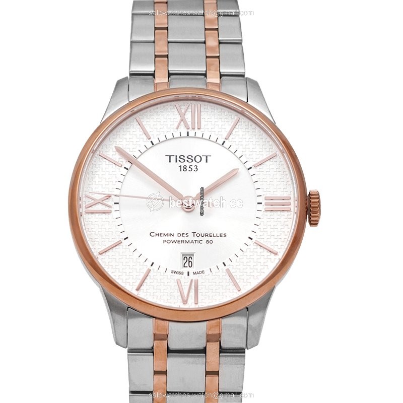 Tissot Chemin de Tourelles Mens watch Unisex Automatic Steel T099.407.22.038.01 Replica 2