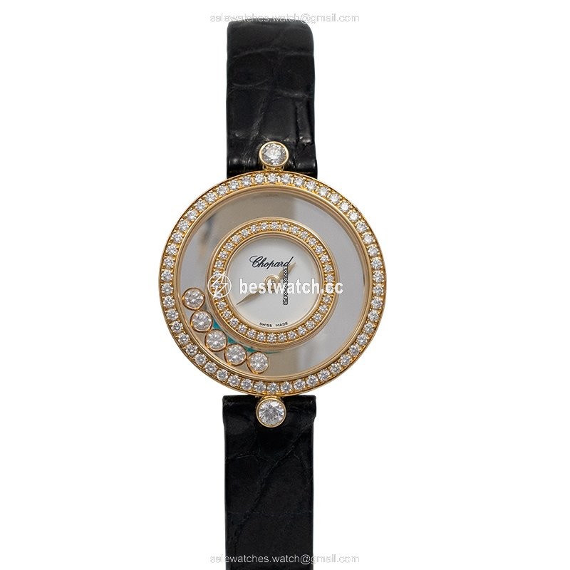 Chopard Happy Diamonds Womens watch Quartz 203957-0201 Replica 2