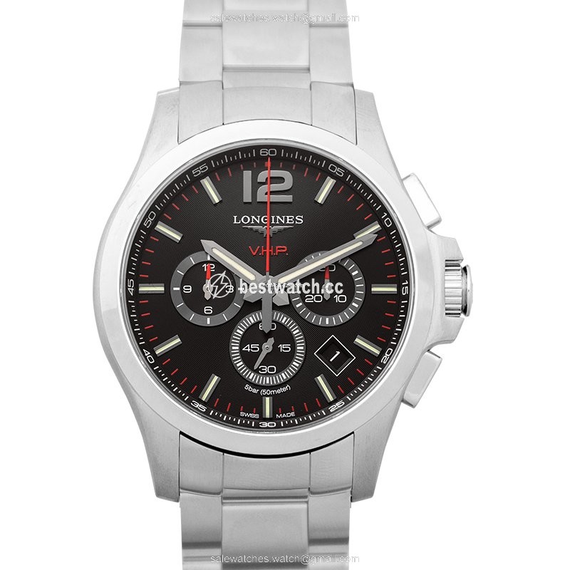 Longines Conquest Mens watch Unisex Quartz Steel L37274566 Replica 2