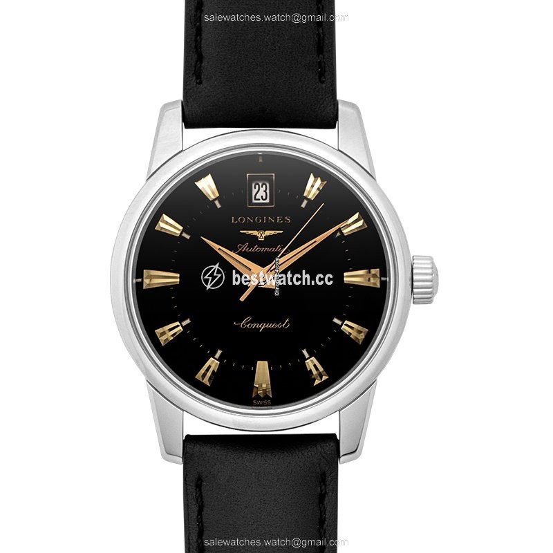 IMG_9085 Longines Conquest Heritage Mens watch Unisex Automatic Steel L16114522 Replica 2