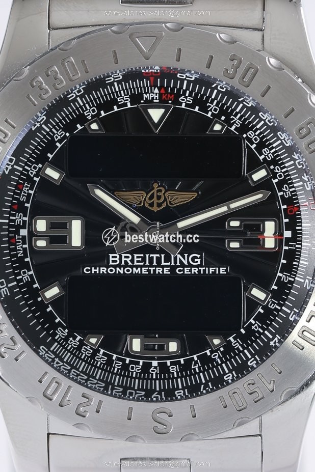 IMG_9085 Breitling Airwolf Mens watch Unisex Quartz Steel A78363 Replica 2