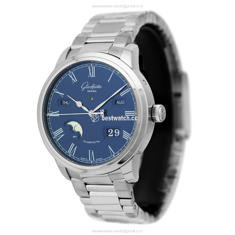 IMG_9085 Glashutte Original Senator Perpetual Calendar Mens watch Unisex Automatic Steel 100-02-07-12-70 Replica 2