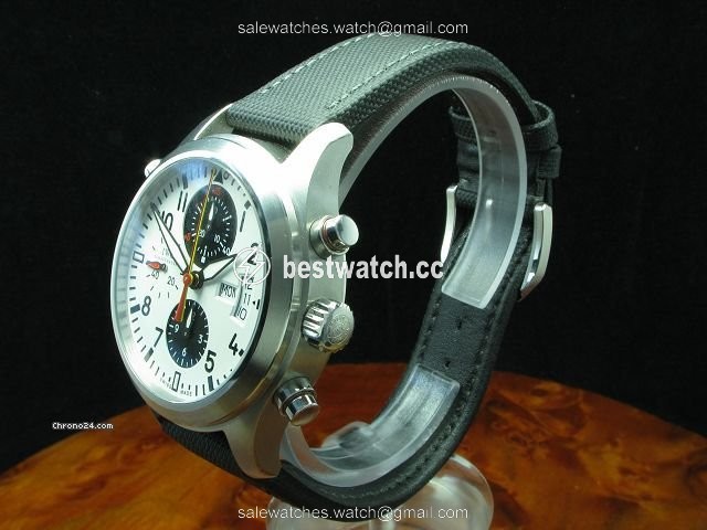 IMG_9085 IWC Pilot Double Chronograph Automatic Steel 371803 Replica 2