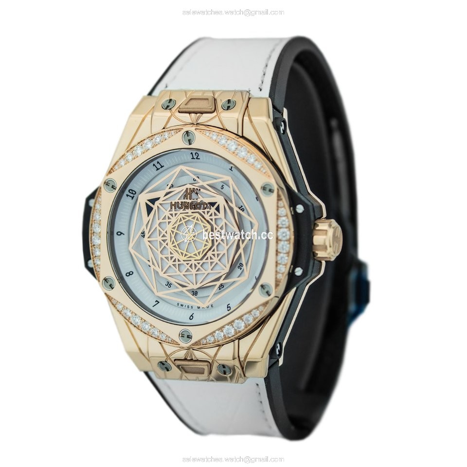IMG_9085 Hublot Big Bang Sang Bleu Mens watch Unisex Automatic Rose gold 465.OS.2028.VR.1204.MXM19 Replica 2