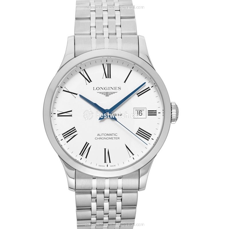 IMG_9085 Longines Record Mens watch Unisex Automatic Steel L28214116 Replica 2