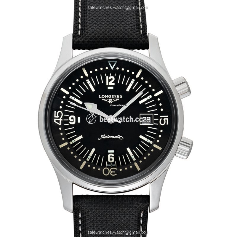 IMG_9085 Longines Legend Diver Mens watch Unisex Automatic Steel L37744509 Replica 2