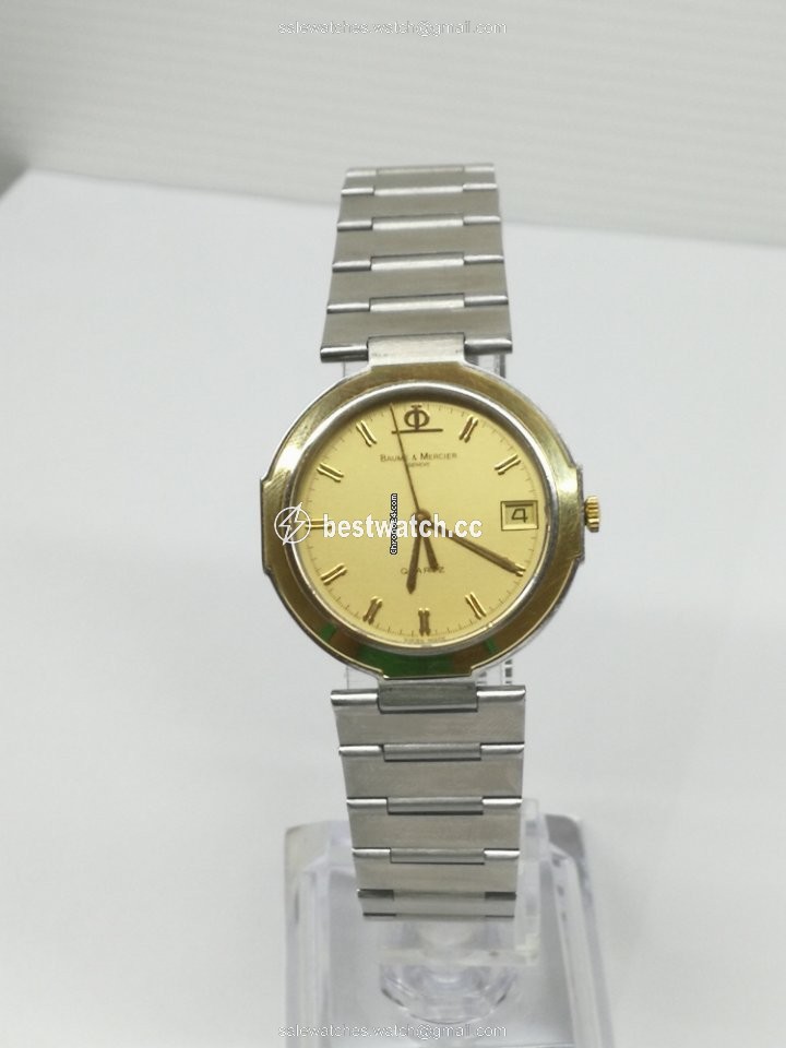 IMG_9085 Baume & Mercier Mens watch Unisex Quartz Steel geneve date Replica 2