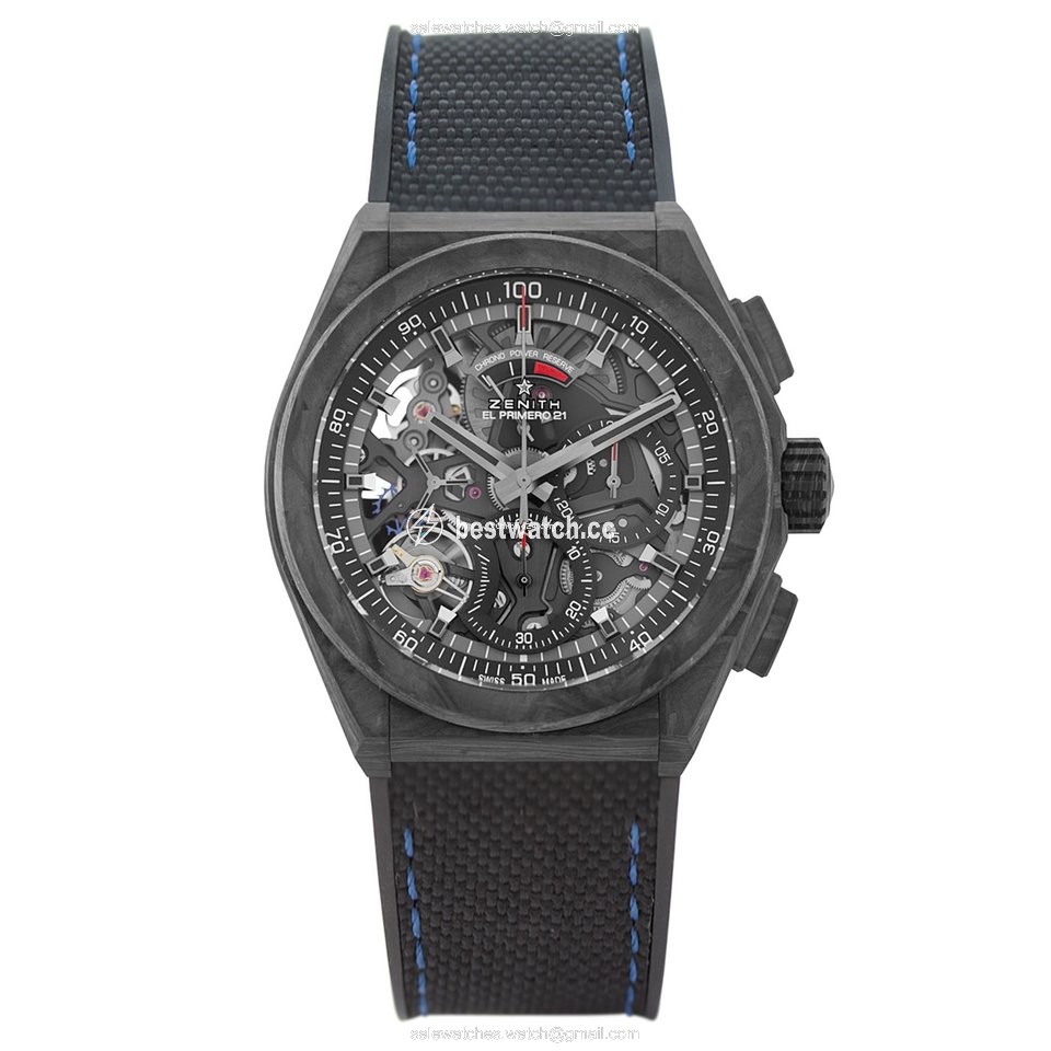 IMG_9085 Zenith Defy El Primero Mens watch Unisex Automatic Carbon 10.9000.9004 96.R782 Replica 2