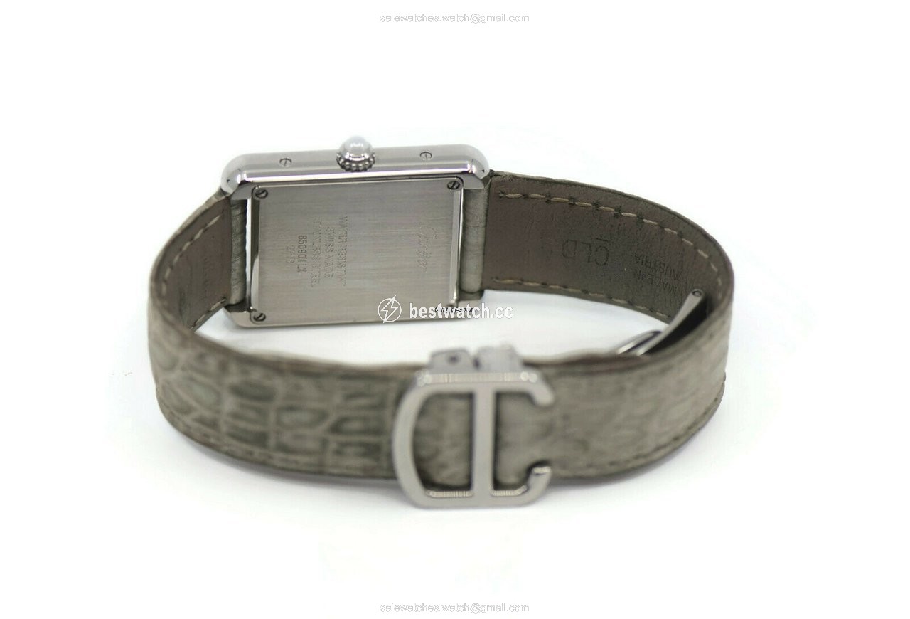 IMG_9085 Cartier Tank Solo Mens watch Unisex Quartz Steel 2716 Replica 2