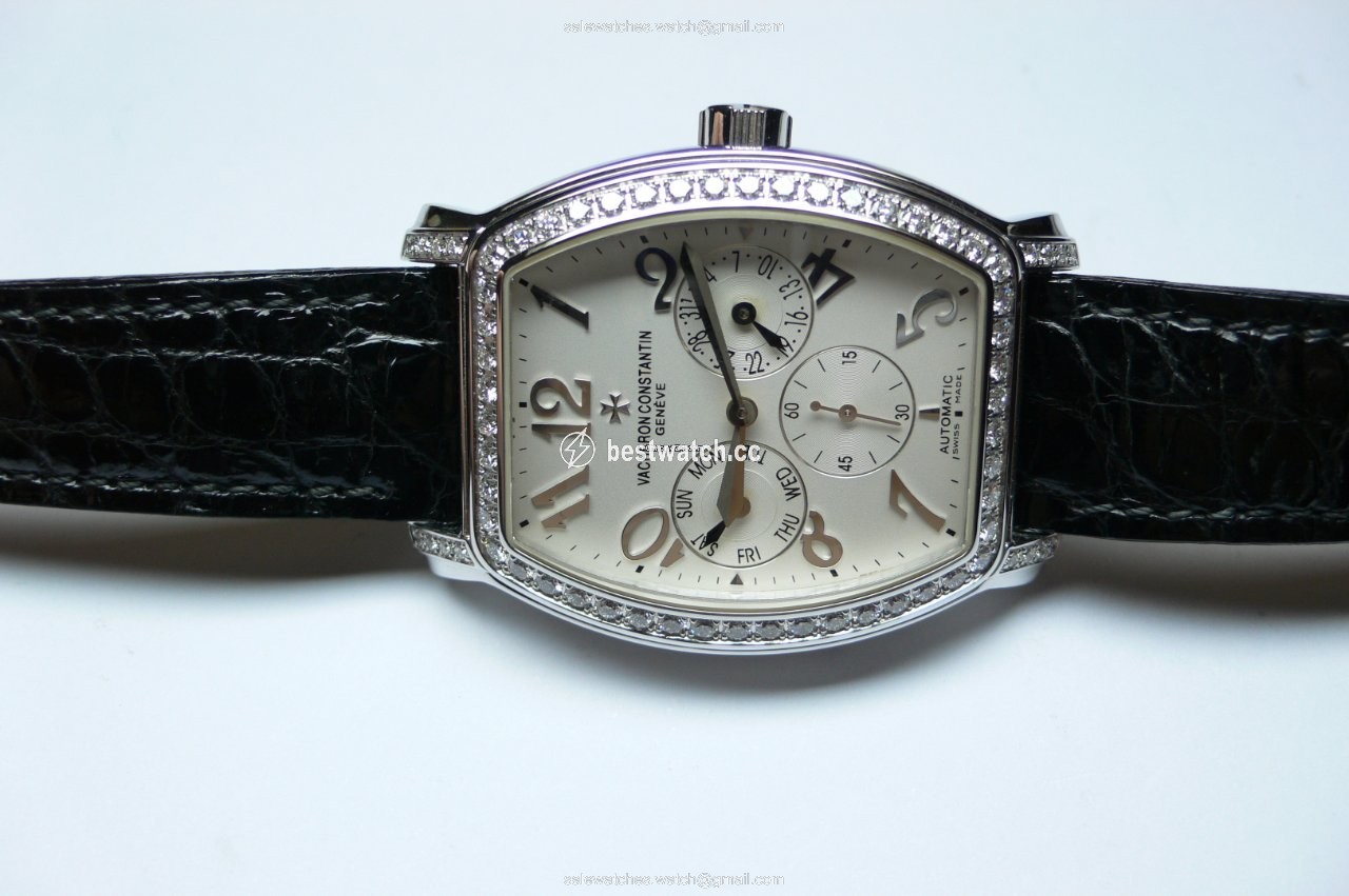 IMG_9085 Vacheron Constantin Overseas Mens watch Unisex Automatic White gold 42508 Replica 2