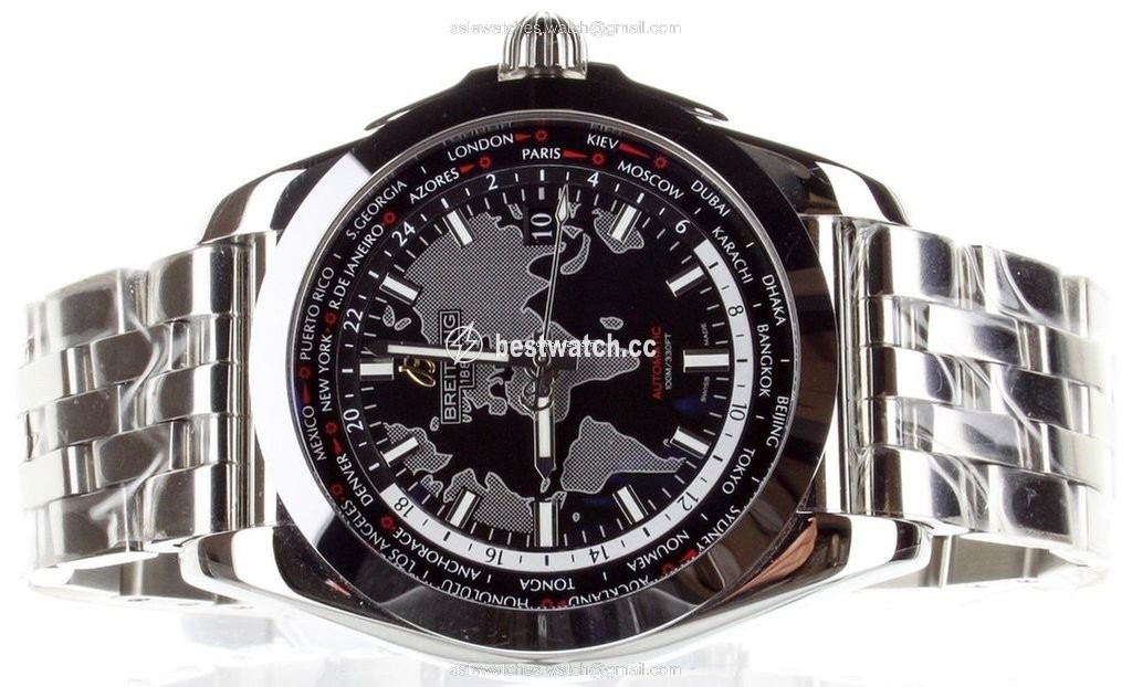 IMG_9085 Breitling Galactic Unitime Mens watch Unisex Automatic Steel WB3510U4 BD94 Replica 2