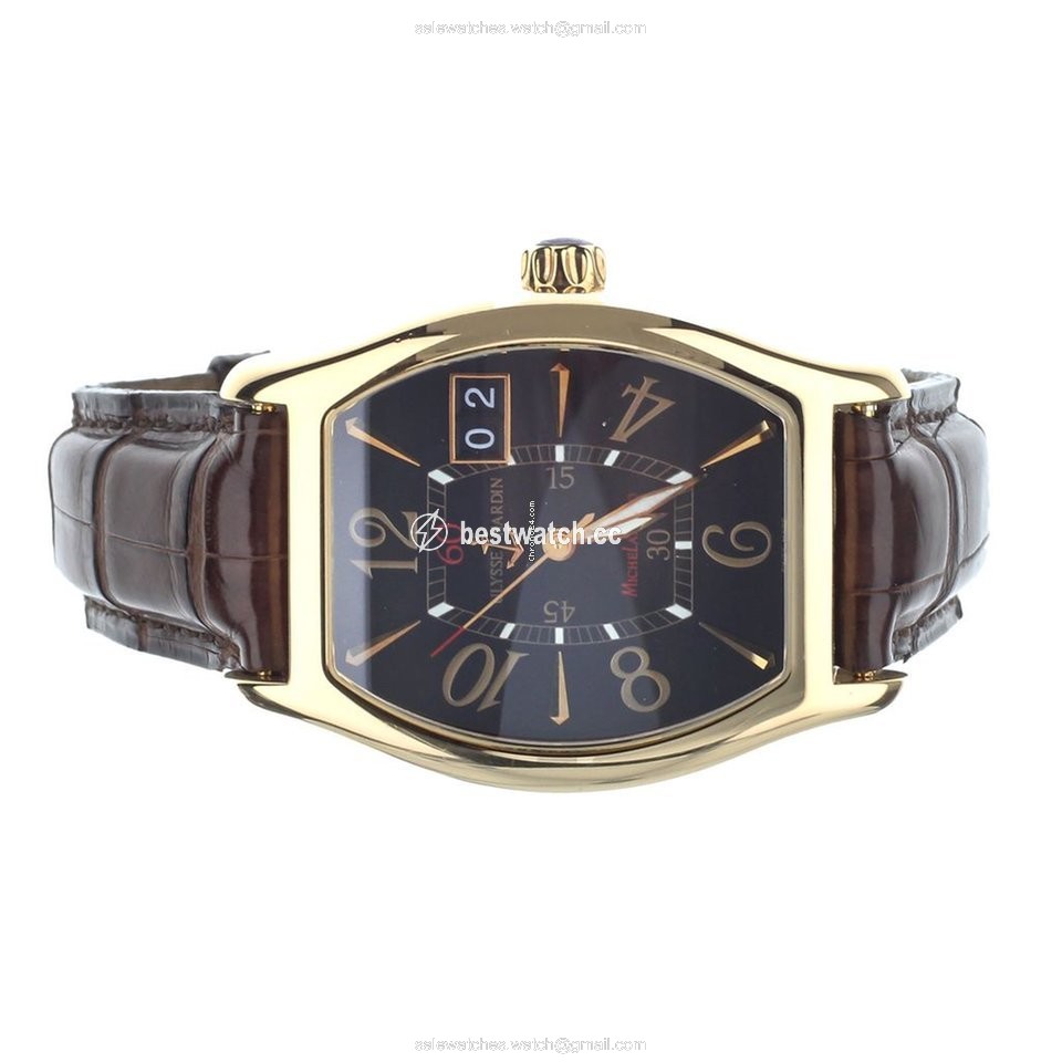 IMG_9085 Ulysse Nardin Michelangelo Mens watch Unisex Automatic Rose gold 236-68 Replica 2
