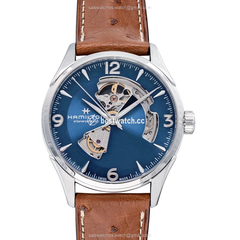Hamilton Jazzmaster Open Heart Mens watch Unisex Automatic Steel H32705041 Replica 2