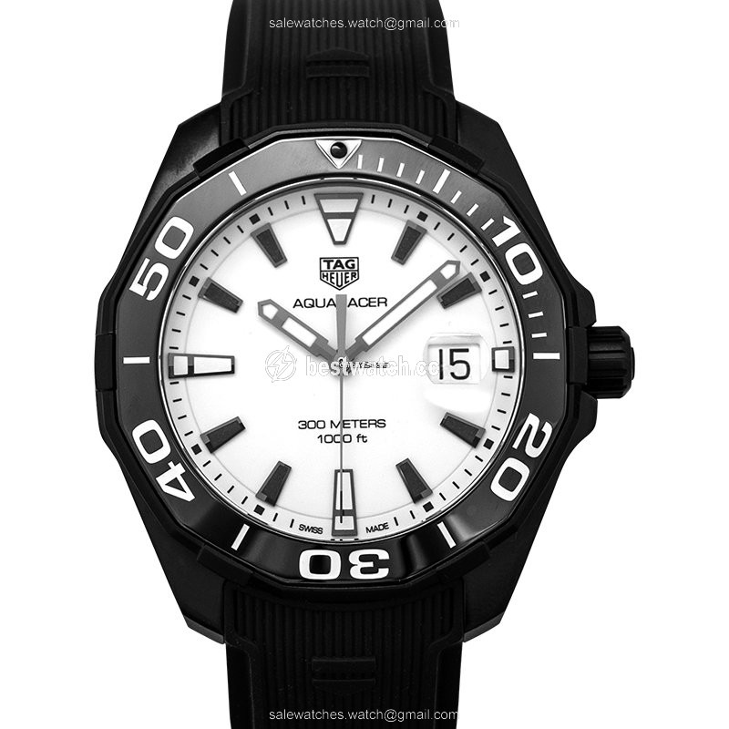 IMG_9085 TAG Heuer Aquaracer Mens watch Unisex Quartz Titanium WAY108A.FT6141 Replica 2