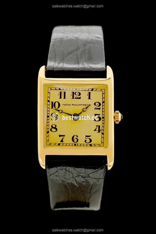 Patek Philippe Vintage Mens watch Unisex Manual winding Yellow gold 602151 Replica 2