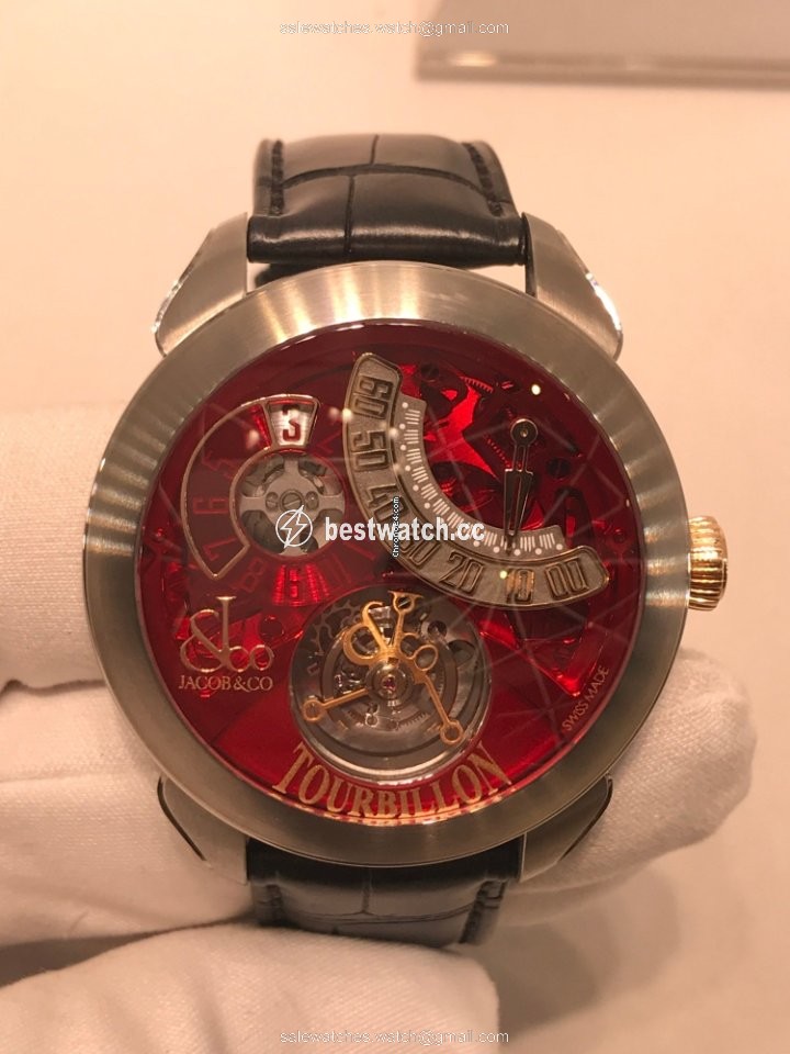 Jacob & Co. Mens watch Unisex Manual winding Titanium PT510.24.NS.PR.A Replica 2