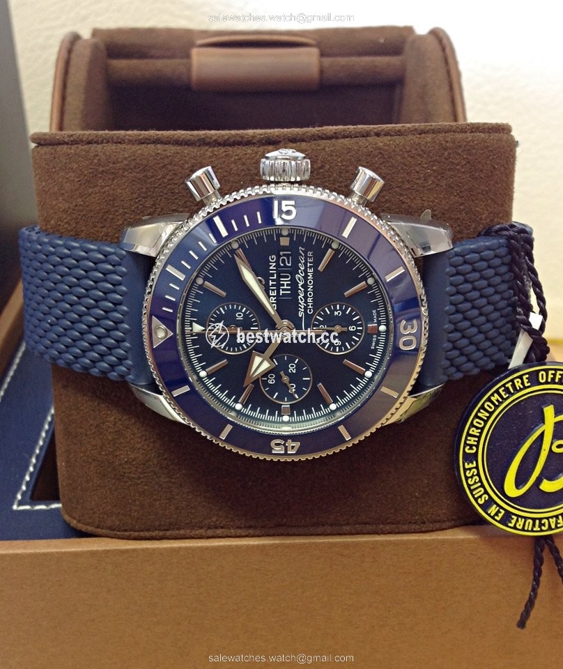 IMG_9085 Breitling Superocean Heritage II Chronographe Mens watch Unisex Automatic Steel A13313161C1S1 Replica 2